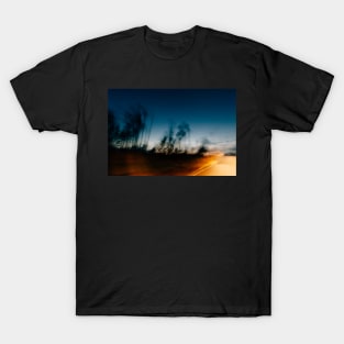 Blurry Trees at Dusk T-Shirt